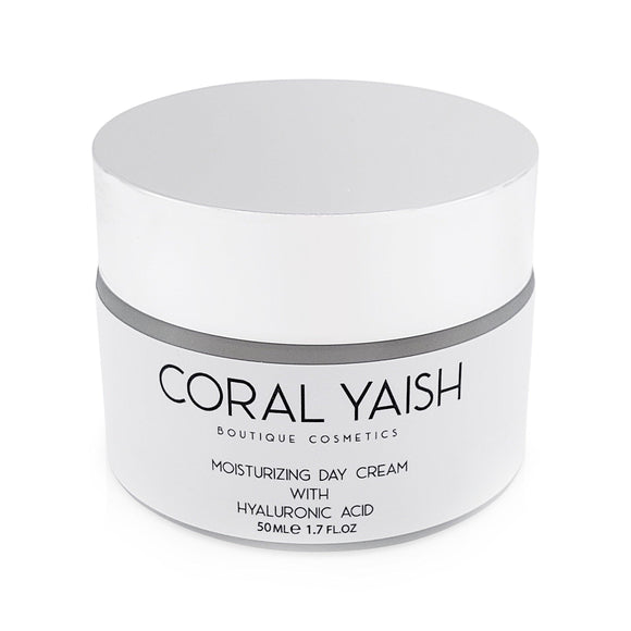 קרם יום עם חומצה האילורונית - Coral Yaish Boutique Cosmetics